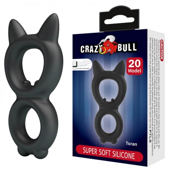 CRAZY BULL - Toran Soft Silicon Male Delay Cock Rings (Model 20)